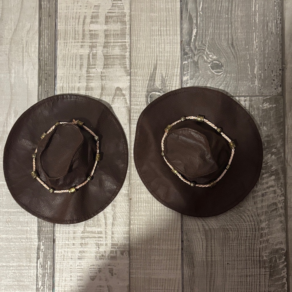 Brown Western Style Hats